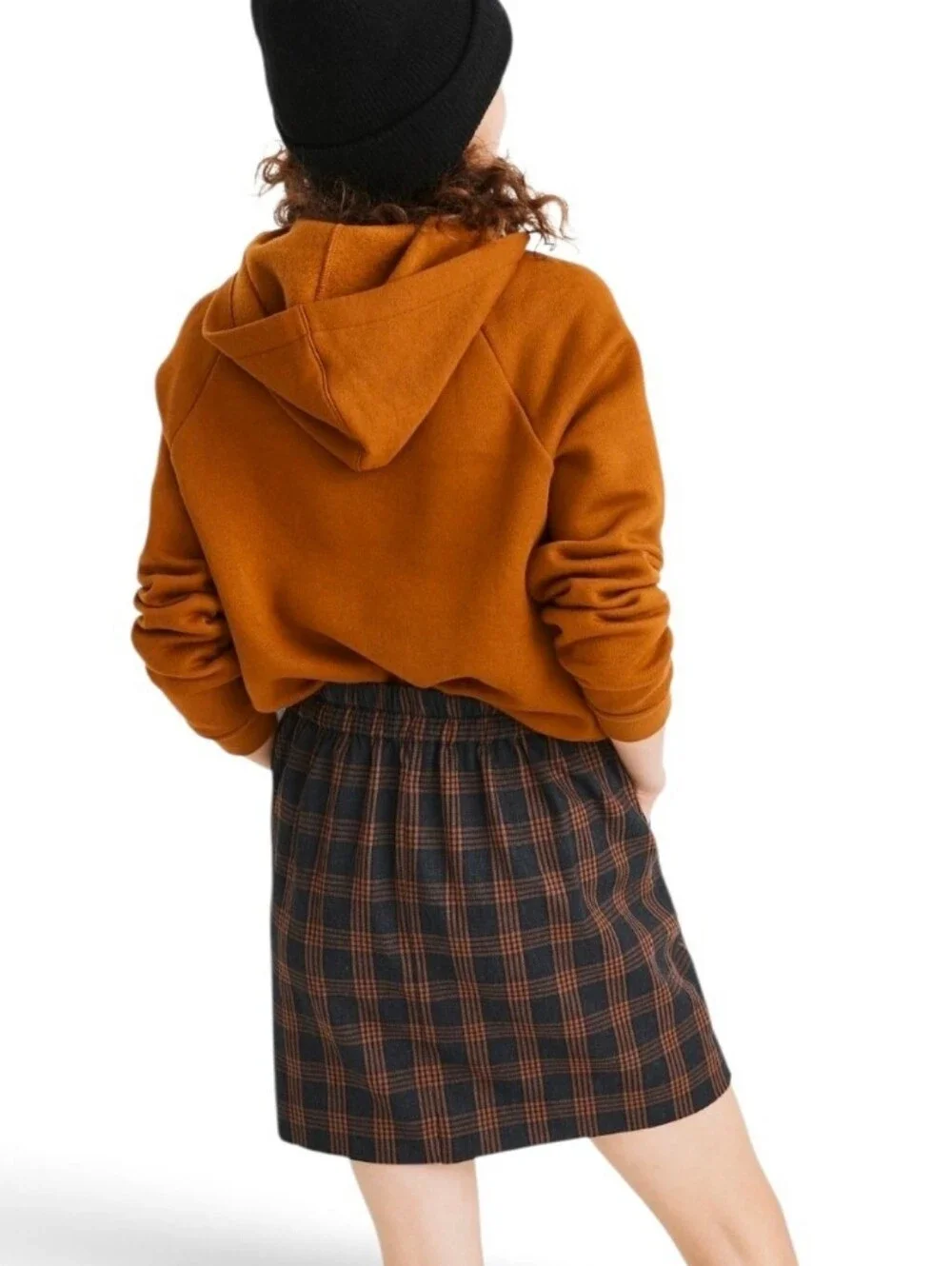 MADEWELL Double Breasted Gold Button Front Skirt with Pockets - XS